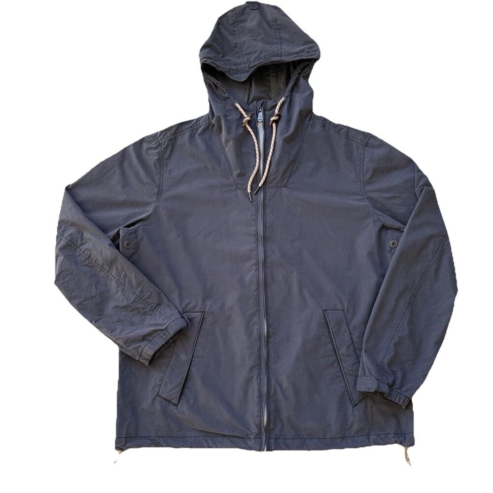 Fat Face Dark Blue Hooded Jacket